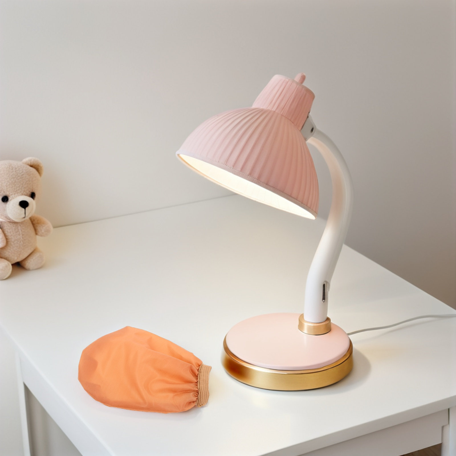 Baby Nursery Lampshade - Baby-Lampenschirme, 2er-Pack, weiche Lichtdiffusor-Abdeckungen, blendfreier Stoff