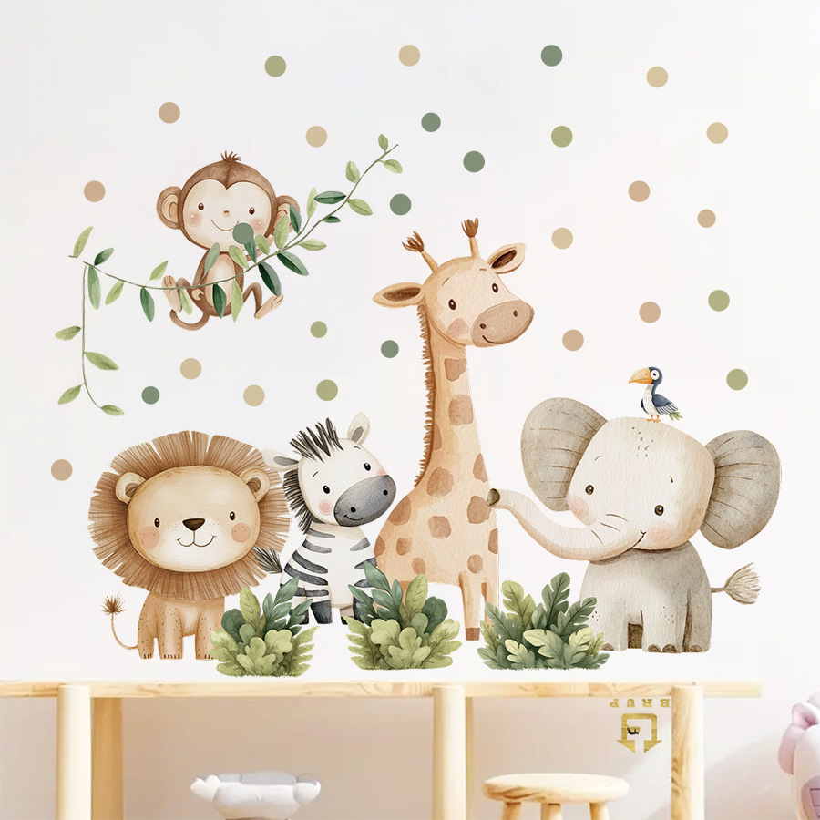 Boho Waldtiere Wandaufkleber f – Baby Nursery Vinyl Bewertung und Preis