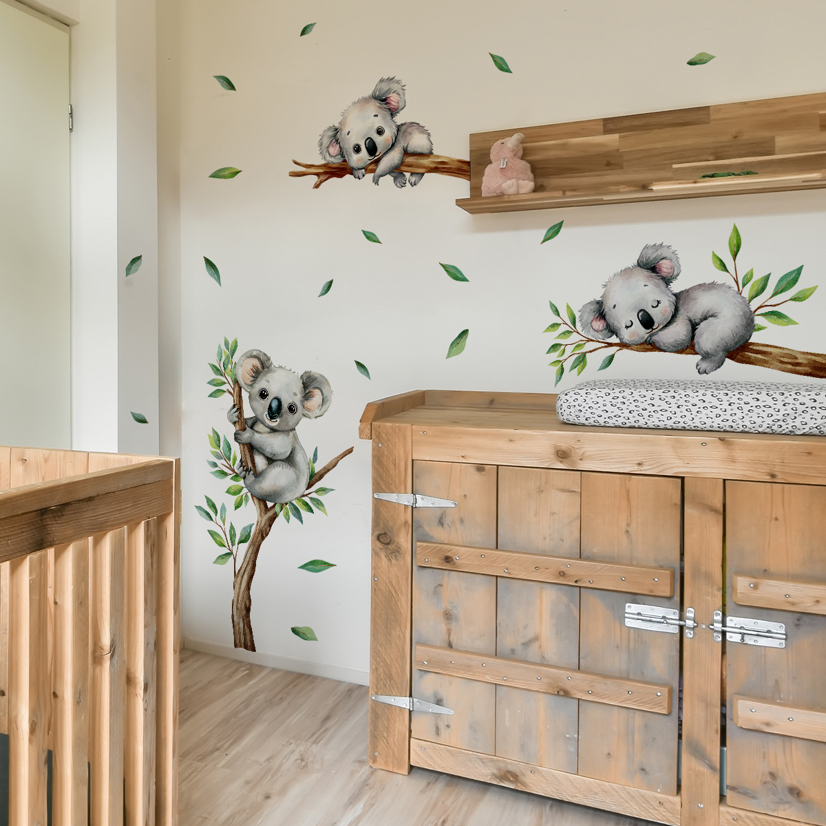 Cartoon Koala Klettern Baum Zw – Baby Nursery Vinyl Bewertung und Preis