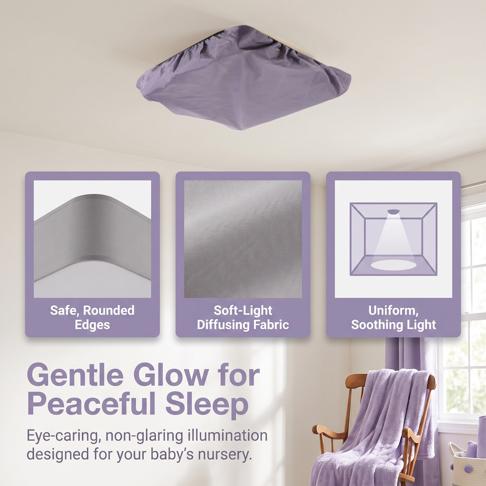 Baby-Deckenleuchte mit Stoffla – Baby Nursery Lampshade Bewertung und Preis