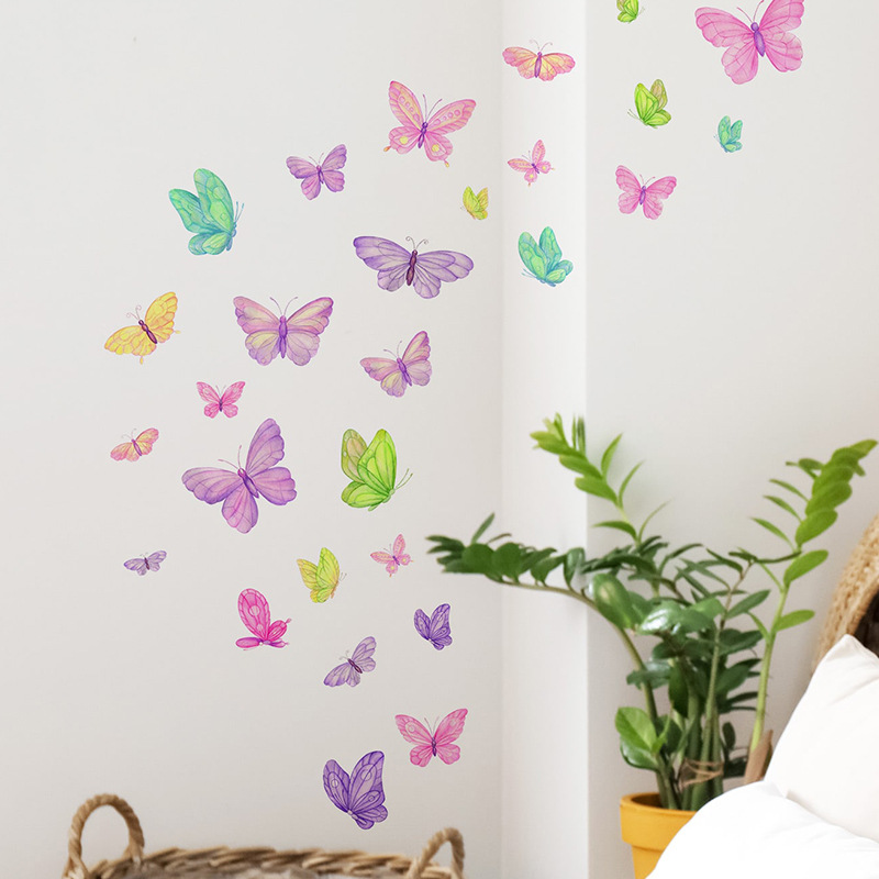 Romantische Schmetterlings-Wan – Baby Nursery Vinyl Bewertung und Preis
