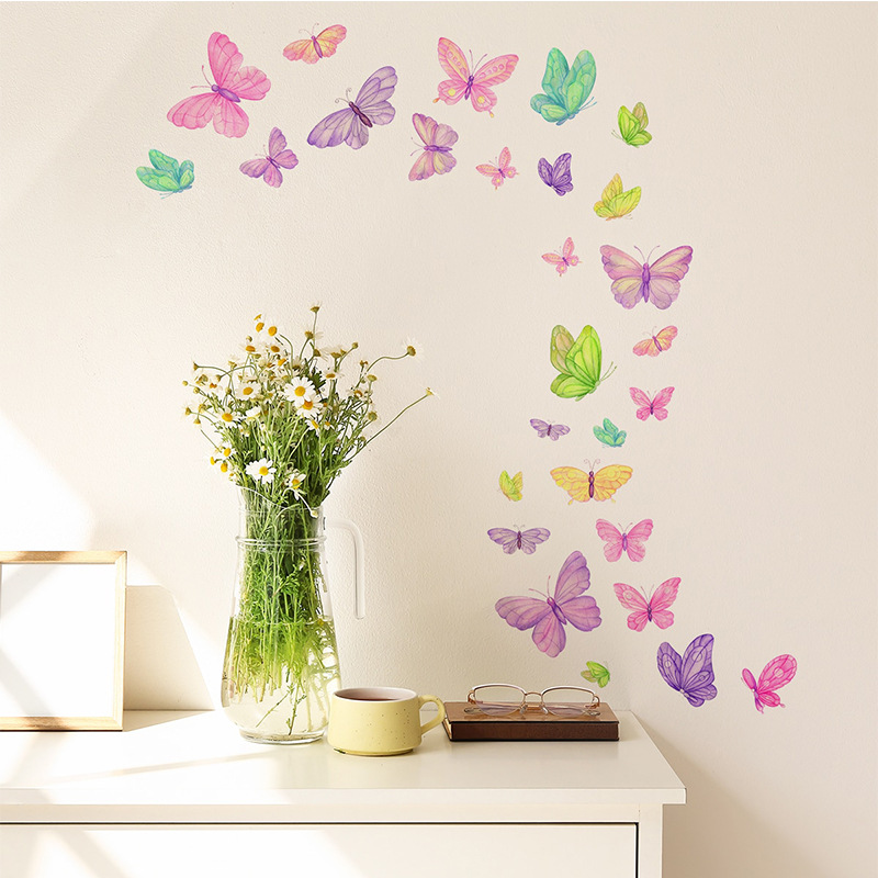 Romantische Schmetterlings-Wan – Baby Nursery Vinyl Bewertung und Preis