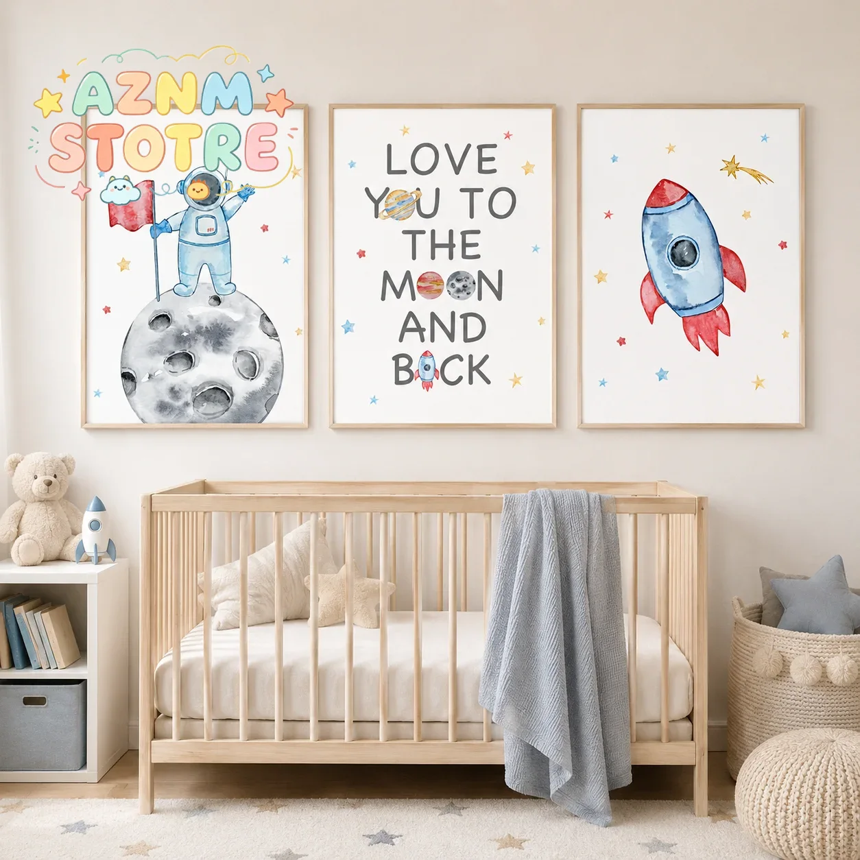 Kinderzimmer-Wandkunst Weltrau – Baby Boy Nursery Quotes Bewertung und Preis