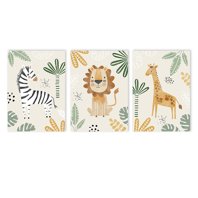 (Ohne Rahmen, 3 Stück) - Niedl – Baby Zebra Nursery Bewertung und Preis
