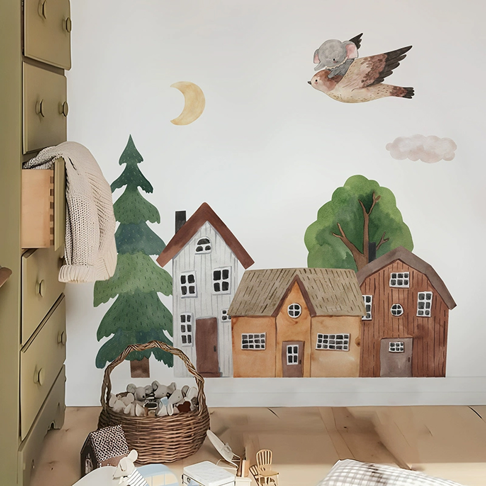 Stoff Cartoon Wald Vintage Sta – Baby Nursery Vintage Bewertung und Preis