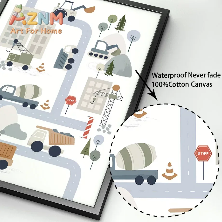 Traktor, LKW, Bagger, Bulldoze – Baby Boy Nursery Quotes Bewertung und Preis